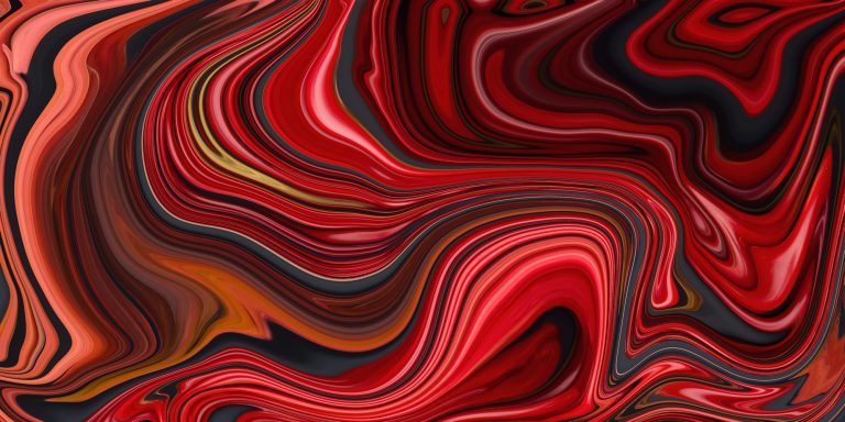 Moving colorful lines of abstract background. Liquid marble texture design, marbling surface